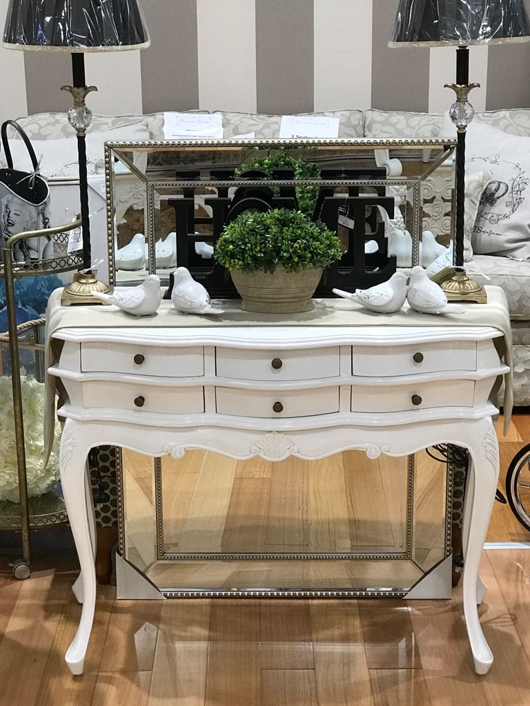 French 6 Drawers Console